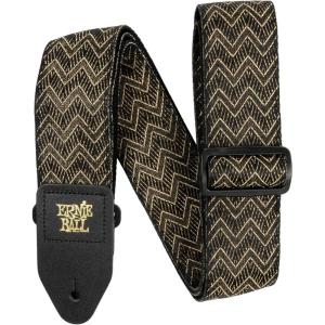imageErnie Ball Classic Jacquard GuitarBass Strap  Golden Waves
