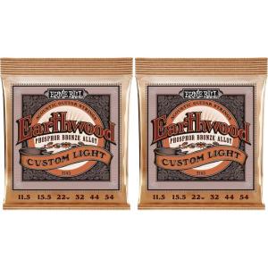 imageErnie Ball Earthwood Custom Light Phosphor Bronze Acoustic Guitar Strings 11554 Gauge P02145Custom Light 11554