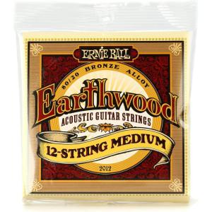 imageErnie Ball Earthwood Medium 8020 Bronze Acoustic Guitar Strings 1356 Gauge P02002Single PackSingle Pack