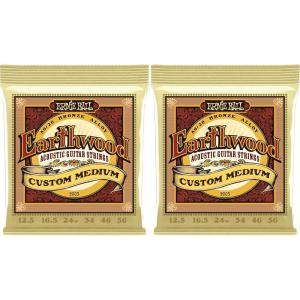 imageErnie Ball Earthwood Medium 8020 Bronze Acoustic Guitar Strings 1356 Gauge P02002Single PackSingle Pack Pack of 2