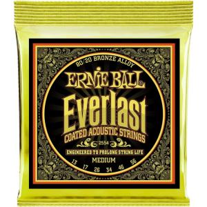 imageErnie Ball Everlast Extra Light Phosphor Bronze Acoustic Guitar Strings 1050 Gauge P02550Medium