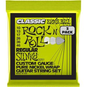 imageErnie Ball Extra Slinky Classic Pure Nickel Electric Guitar Strings 838 Gauge P02255Regular 1046