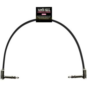 imageErnie Ball Flat Ribbon Stereo Patch Cable 2Pack 12in Black P0640512 inch