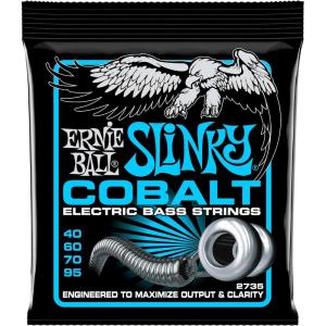 imageErnie Ball Hybrid Slinky Cobalt Bass Guitar Strings 45105 Gauge P02733Extra 4095