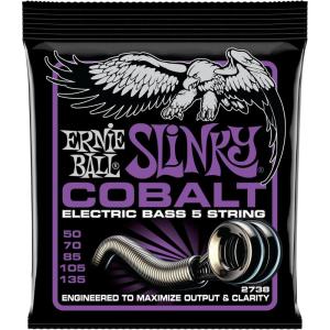 imageErnie Ball Hybrid Slinky Cobalt Bass Guitar Strings 45105 Gauge P02733Power 5 50135