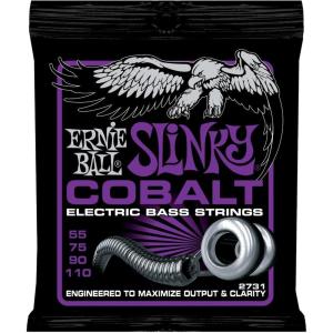 imageErnie Ball Hybrid Slinky Cobalt Bass Guitar Strings 45105 Gauge P02733Power 55110