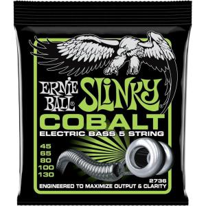 imageErnie Ball Hybrid Slinky Cobalt Bass Guitar Strings 45105 Gauge P02733Regular 45130