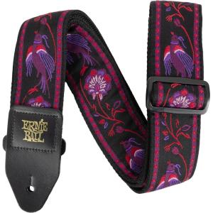imageErnie Ball Jacquard GuitarBass StrapPleasant Pheasant