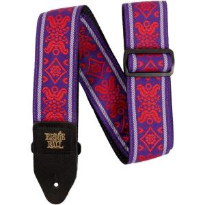 imageErnie Ball Jacquard GuitarBass StrapRoyal Flush Red