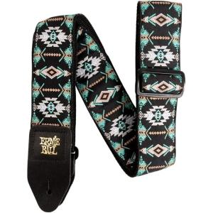 imageErnie Ball Jacquard GuitarBass StrapSouthwestern Turquoise
