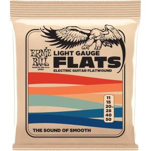 imageErnie Ball Light Stainless Steel Flatwound Electric Guitar Strings  1150 GaugeLight 1150