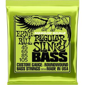 imageErnie Ball Medium Scale Regular Slinky Nickel Wound Bass Guitar Strings 45105 Gauge P02856