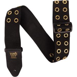 imageErnie Ball Polypro Guitar Strap Burgundy P04047Metal Gold
