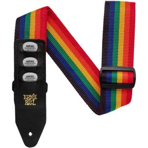 imageErnie Ball Polypro Guitar Strap Burgundy P04047Rainbow