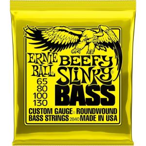 imageErnie Ball Power Slinky Nickel Wound Bass Guitar Strings 55110 Gauge P02831Beefy 63130