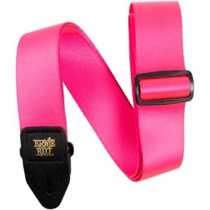 imageErnie Ball Premium Seatbelt Webbing Guitar StrapNeon Pink