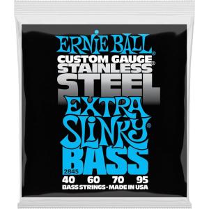 imageErnie Ball Regular Slinky Stainless Steel Bass Guitar Strings 50105 Gauge P02842Extra 4095