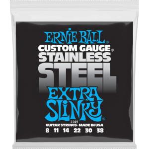 imageErnie Ball Regular Slinky Stainless Steel Electric Guitar Strings 1046 Gauge P02246Extra 838