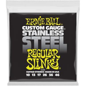 imageErnie Ball Regular Slinky Stainless Steel Electric Guitar Strings 1046 Gauge P02246Regular 1046