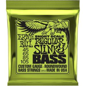 imageErnie Ball Short Scale Regular Slinky Nickel Wound Bass Guitar Strings 45105 Gauge P02852Short Scale Regular 45105