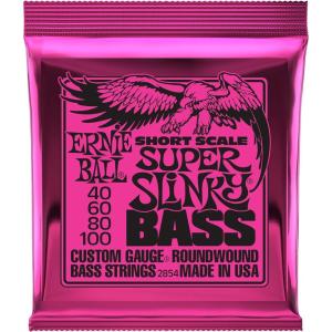 imageErnie Ball Short Scale Regular Slinky Nickel Wound Bass Guitar Strings 45105 Gauge P02852Short Scale Super 40100