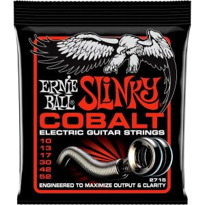 imageErnie Ball Skinny Top Heavy Bottom Slinky Cobalt Electric Guitar Strings 1052 Gauge P02715Skinny Top Heavy Bottom 1052