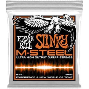 imageErnie Ball Skinny Top Heavy Bottom Slinky MSteel Electric Guitar Strings 1052 Gauge P02915Hybrid 946