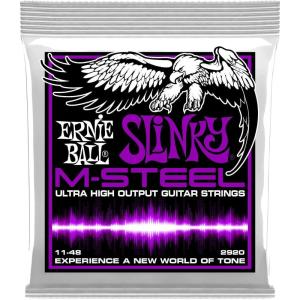 imageErnie Ball Skinny Top Heavy Bottom Slinky MSteel Electric Guitar Strings 1052 Gauge P02915Power 1148