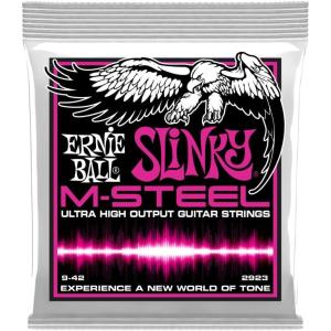 imageErnie Ball Skinny Top Heavy Bottom Slinky MSteel Electric Guitar Strings 1052 Gauge P02915Super 942