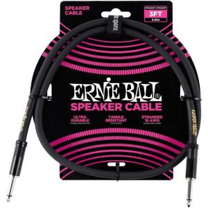 imageErnie Ball Speaker Cable StraightStraight 6ft Black P060723 feet