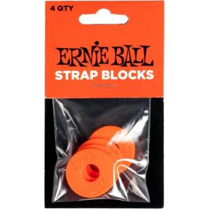 imageErnie Ball Strap Blocks Green P05622Blood Orange
