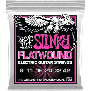 imageErnie Ball Super Slinky Flatwound Electric Guitar Strings 942 Gauge P02593Super 942