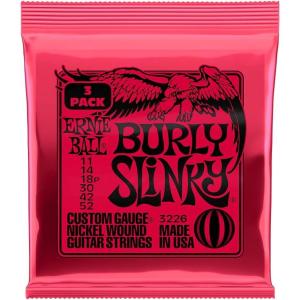 imageErnie Ball Turbo Slinky Nickel Wound Electric Guitar Strings 9546 Gauge P02224Burly 1152