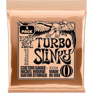 imageErnie Ball Turbo Slinky Nickel Wound Electric Guitar Strings 9546 Gauge P02224Turbo 9546