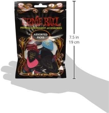 imageErnie Ball Guitar Picks Assorted Thickness Assorted Colors 144pack P09201