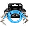 imageErnie Ball Flex Patch Cable 6in  Blue  SingleBlue