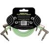imageErnie Ball Flex Patch Cable 6in  Blue  SingleGlow in Dark