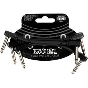imageErnie Ball Flex Patch Cable 6in  Blue  SingleBlack