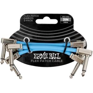 imageErnie Ball Flex Patch Cable 6in  Blue  SingleBlue