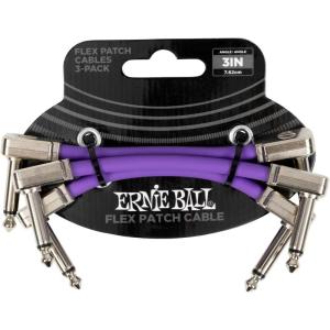 imageErnie Ball Flex Patch Cable 6in  Blue  SinglePurple