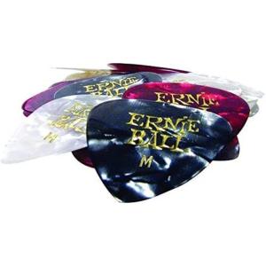 imageErnie Ball Guitar Picks Medium Super Glow 12pack P09225Perloid