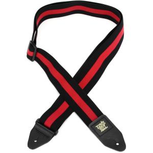 imageErnie Ball Stretch Comfort Guitar Strap Racer White P05327Racer Red