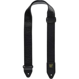 imageErnie Ball TriGlide Italian Leather Guitar Strap Tan P04136Black