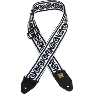 image:imageErnie Ball Classic Jacquard Guitar StrapBass Strap  Vintage Harvest P05637Black Vine
