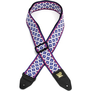 image:imageErnie Ball Classic Jacquard Guitar StrapBass Strap  Vintage Harvest P05637Blue Crux