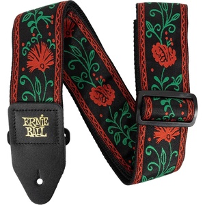 image:imageErnie Ball Classic Jacquard Guitar StrapBass Strap  Vintage Harvest P05637Western Rose