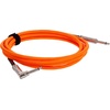 image:imageErnie Ball Braided Instrument Cable StraightAngle 18ft  Good Vibrations P06483Neon Orange