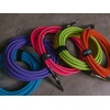 image:imageErnie Ball Braided Instrument Cable StraightAngle 18ft  Good Vibrations P06483Neon Orange